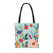 Bright Colorful Spring Flower Tote Bag