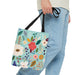 Bright Colorful Spring Flower Tote Bag