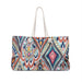 Funky Patterned Weekender Tote Bag