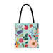 Bright Colorful Spring Flower Tote Bag