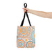 Orange and Blue Mandala Tote Bag