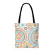 Orange and Blue Mandala Tote Bag