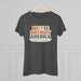 Hippie Birthday America Women’s Soft Tee – Peace • Love • Equality Retro Graphic