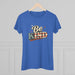 Be Kind Patriotic Women’s Tee — Vintage American Flag Graphic