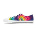 Tie Dye Women's Low Top Sneakers Shoes