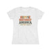 Hippie Birthday America Women’s Soft Tee – Peace • Love • Equality Retro Graphic