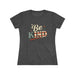 Be Kind Patriotic Women’s Tee — Vintage American Flag Graphic