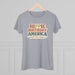 Hippie Birthday America Women’s Soft Tee – Peace • Love • Equality Retro Graphic