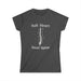 Soft Heart, Steel Spine Women's Tee - Empowering Quote Shirt, Motivational Gift, Casual Wear, Inspirational Top, Everyday Comfort