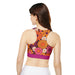 Flower Child Delight Fully Lined, Padded Sports Bra