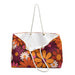 70s Hippie Flower Weekender Tote Bag