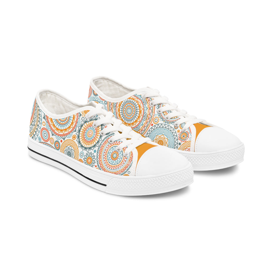 Sunny Mandalas Hippie Boho Sneakers