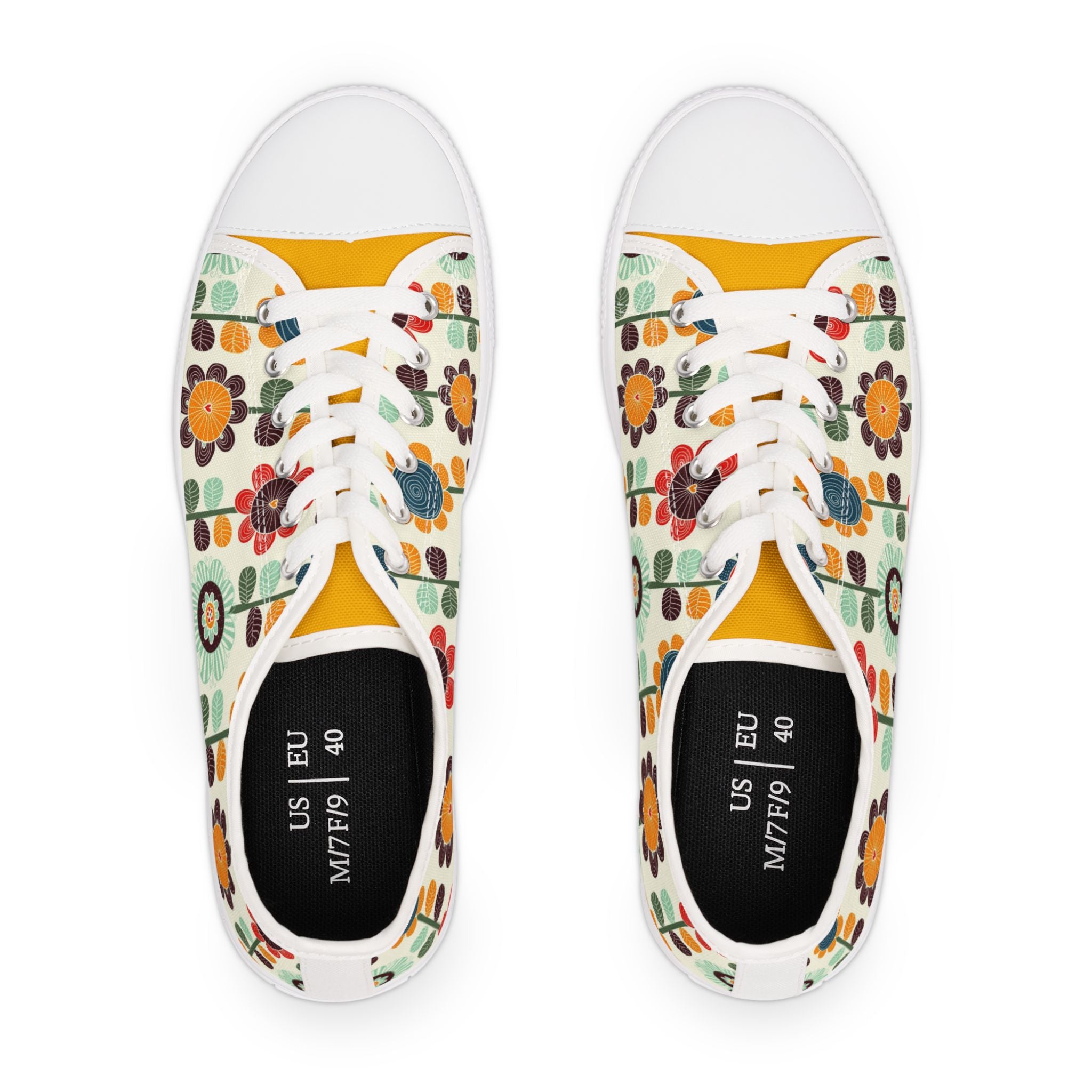 Flowers Child Women's Low Top Sneakers Shoes