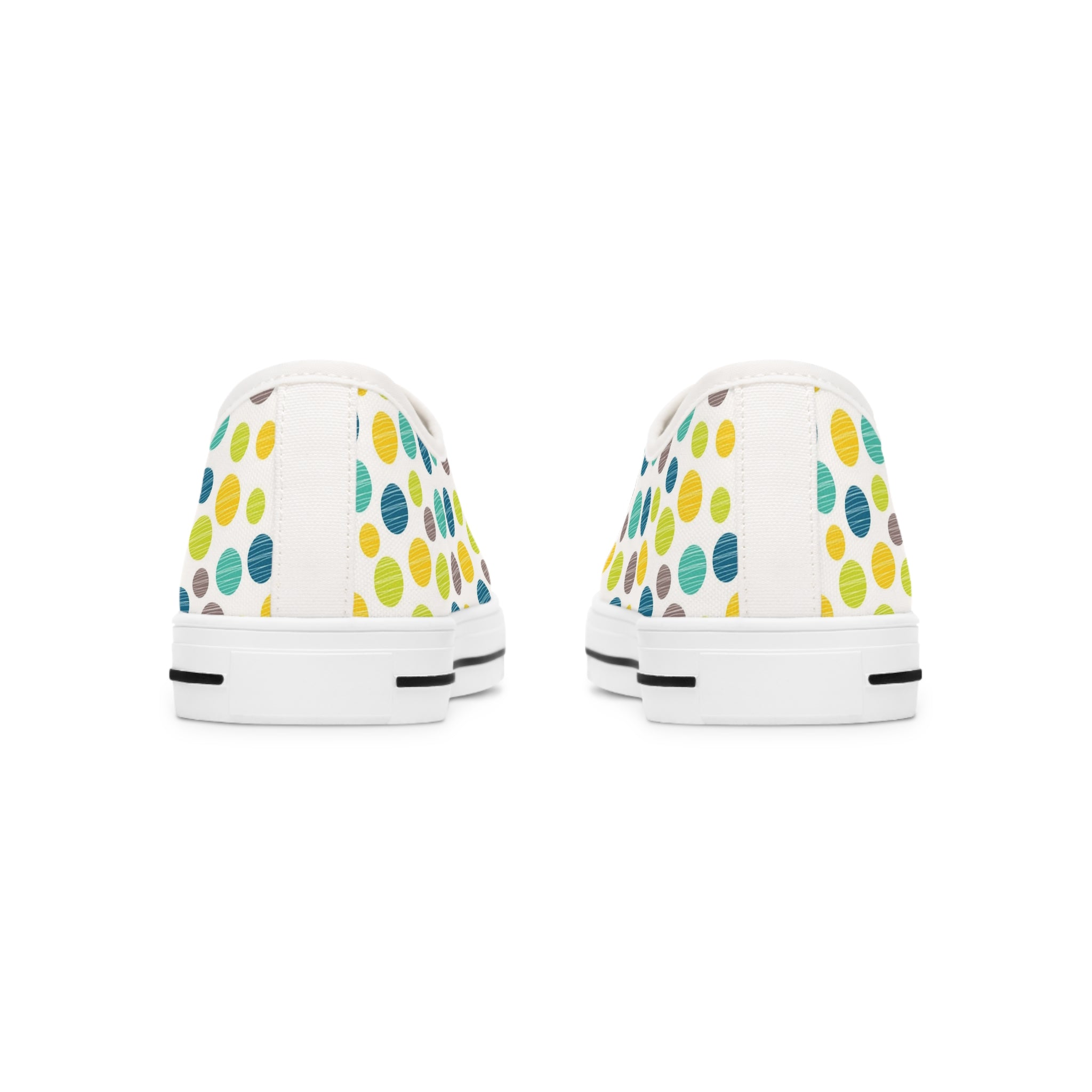 Circles of Color Women's Low Top Sneakers Shoes