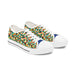 Stained Glass Mosaic Women's Low Top Sneakers Shoes