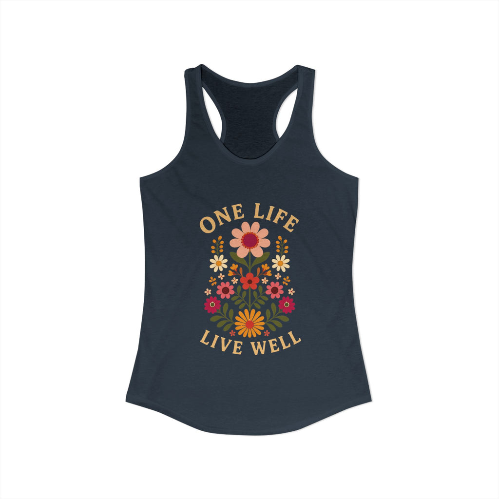 One Life Live Well Women's Ideal Racerback Tank