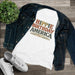 Hippie Birthday America Women's Tee — Peace • Love • Equality Retro Graphic