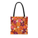 70s Hippie Flower Tote Bag