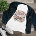 Hippie Birthday America- Peace, Love, Equality Vintage Soft Women's Tee