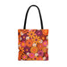 70s Hippie Flower Tote Bag