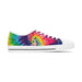 Tie Dye Women's Low Top Sneakers Shoes