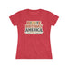 Hippie Birthday America Women’s Soft Tee – Peace • Love • Equality Retro Graphic