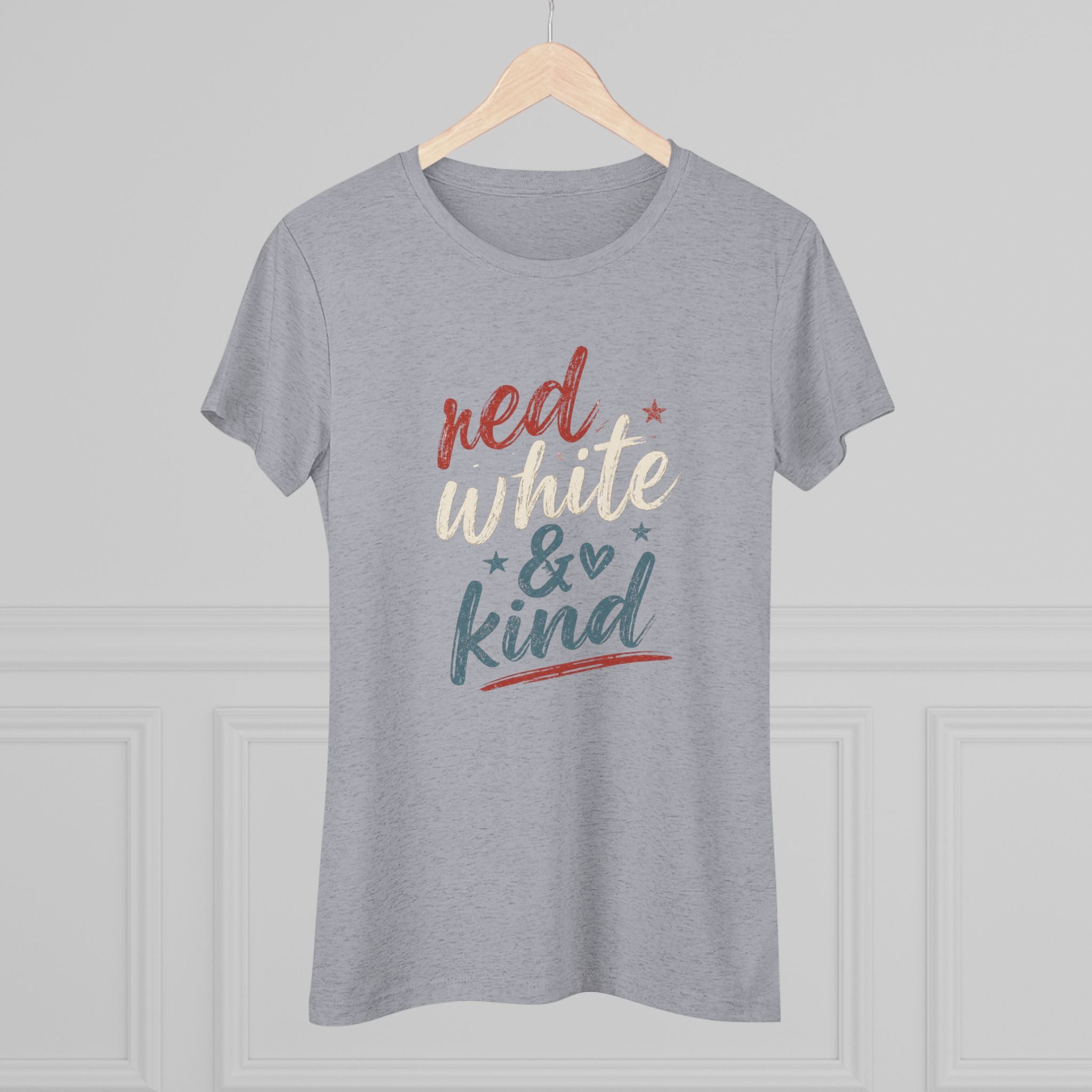 Red White & Kind Women’s Vintage Tee — Patriotic 4th of July Shirt