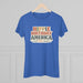 Hippie Birthday America Women’s Soft Tee – Peace • Love • Equality Retro Graphic