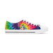 Tie Dye Women's Low Top Sneakers Shoes