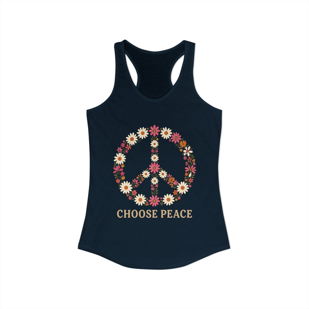 Choose Peace Women's Ideal Racerback Tank