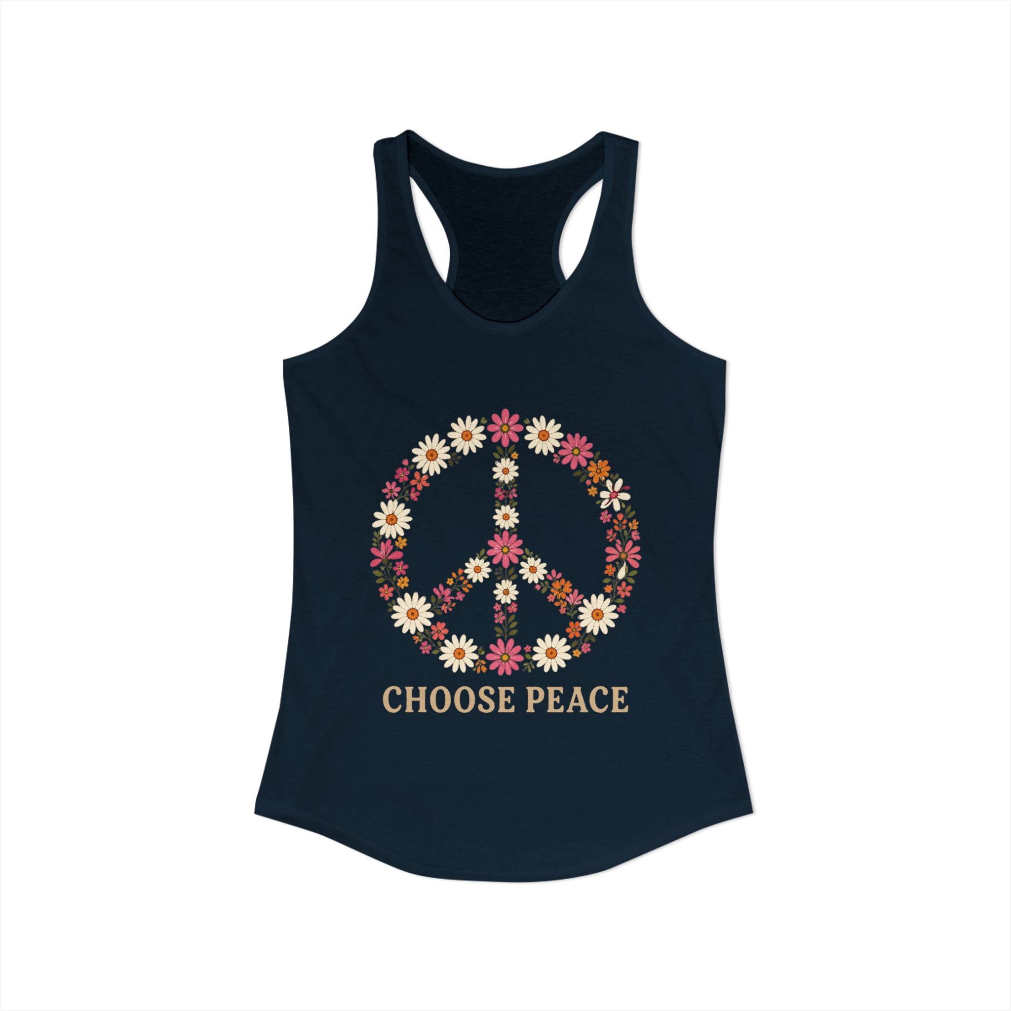Choose Peace Women's Ideal Racerback Tank