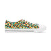 Stained Glass Mosaic Women's Low Top Sneakers Shoes