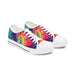 Tie Dye Women's Low Top Sneakers Shoes