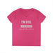I'm Still Marching Ladies' T-Shirt - Feminist Protester Design