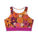 Flower Child Delight Fully Lined, Padded Sports Bra