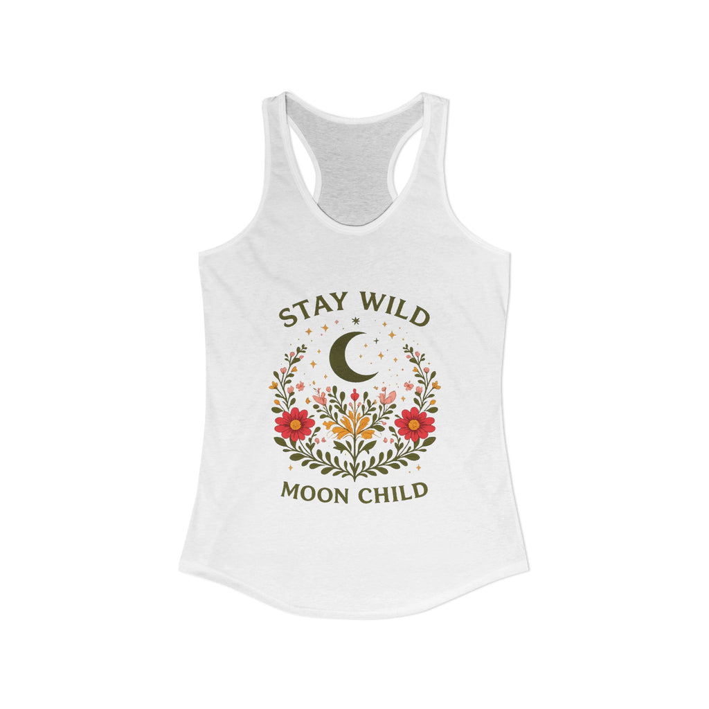 Stay Wild Moon Child Women's Ideal Racerback Tank