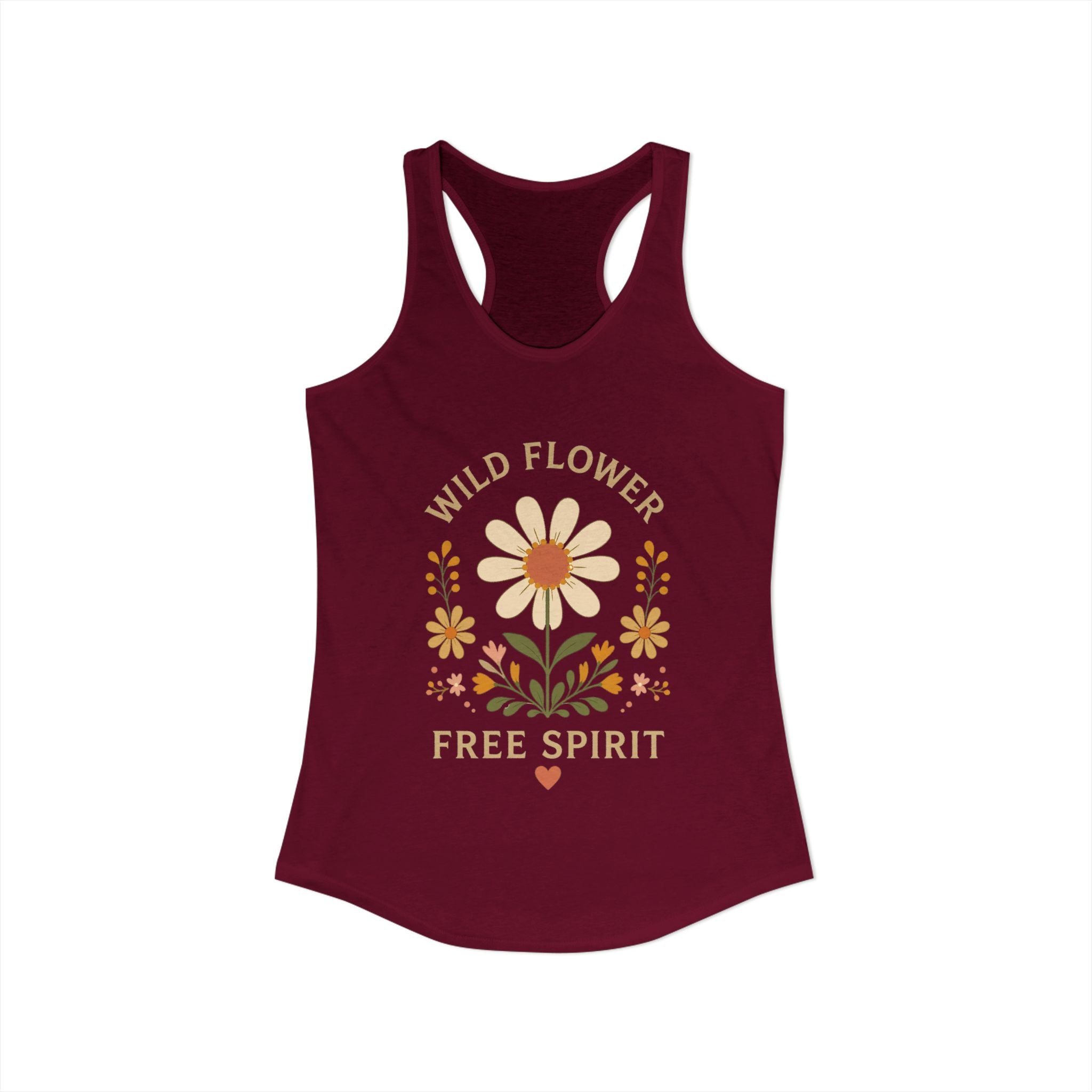Wild Flower Free Spirit Women's Ideal Racerback Tank