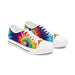 Tie Dye Women's Low Top Sneakers Shoes