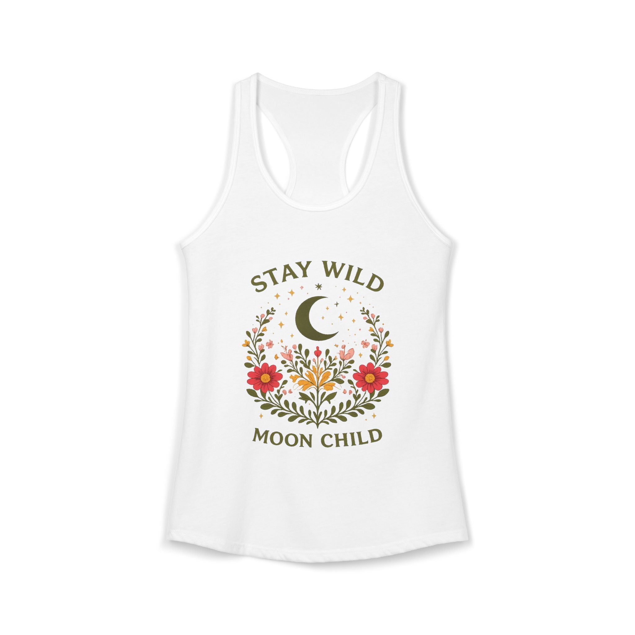 Stay Wild Moon Child Women's Ideal Racerback Tank
