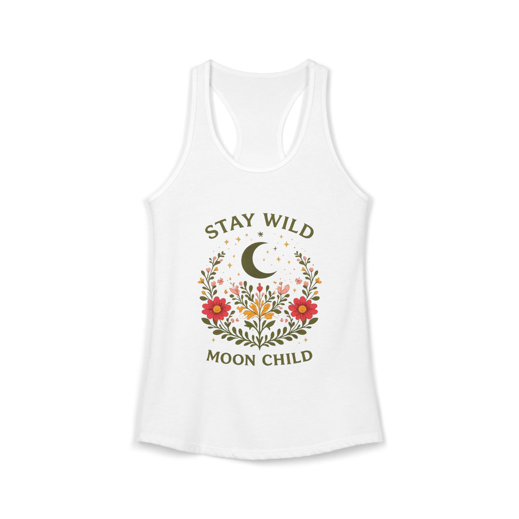 Stay Wild Moon Child Women's Ideal Racerback Tank