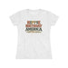 Hippie Birthday America Women's Tee — Peace • Love • Equality Retro Graphic