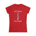 Soft Heart, Steel Spine Women's Tee - Empowering Quote Shirt, Motivational Gift, Casual Wear, Inspirational Top, Everyday Comfort