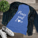 Peace and Love Women's Triblend T-Shirt