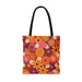 70s Hippie Flower Tote Bag