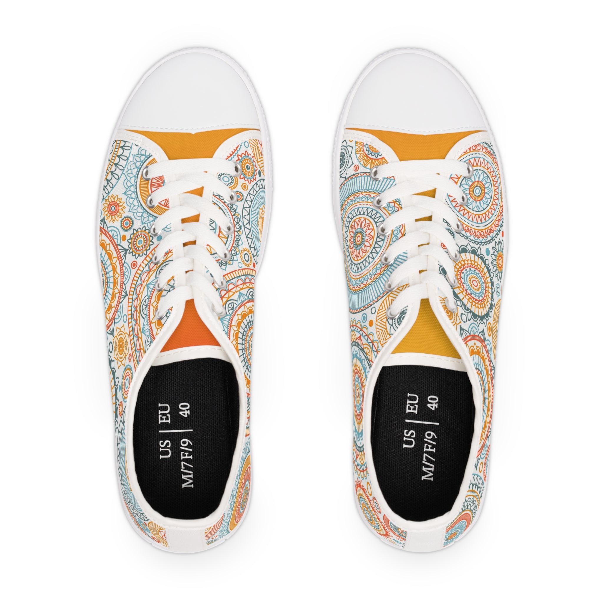 Sunny Mandalas Hippie Boho Sneakers