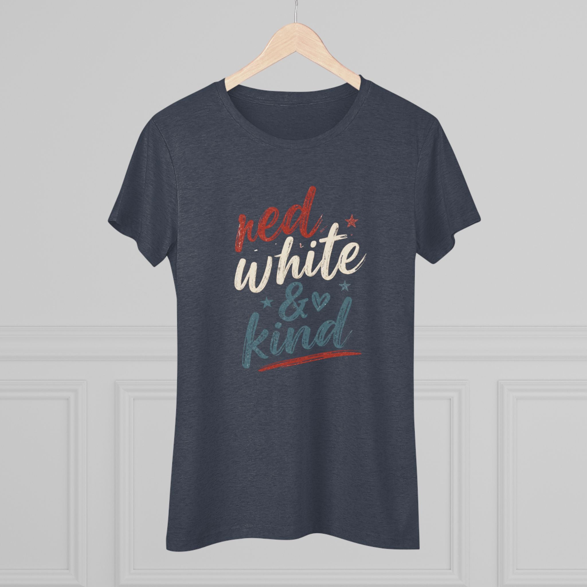 Red White & Kind Women’s Vintage Tee — Patriotic 4th of July Shirt