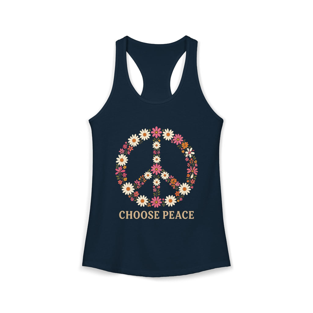 Choose Peace Women's Ideal Racerback Tank