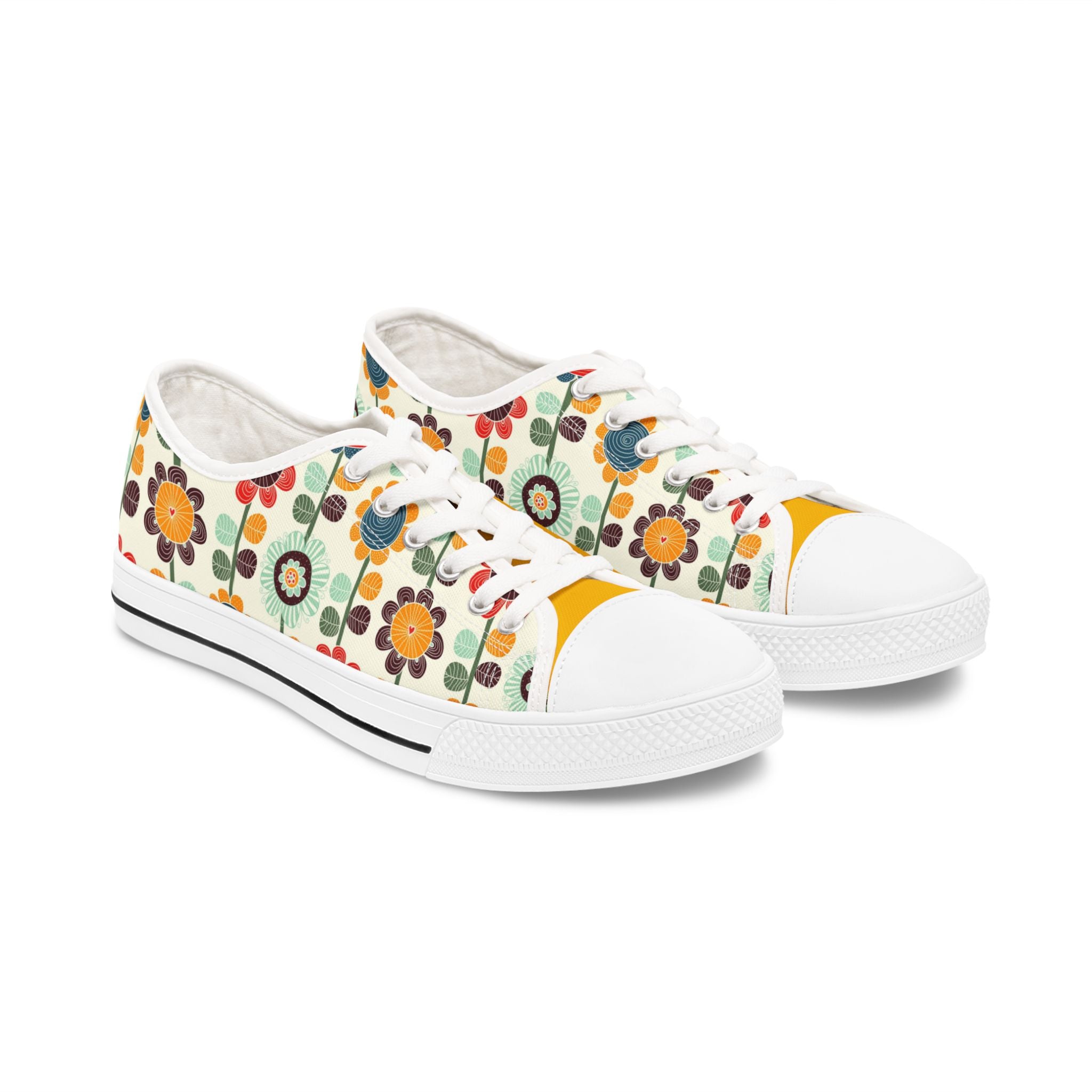 Flowers Child Women's Low Top Sneakers Shoes