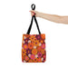 70s Hippie Flower Tote Bag