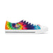 Tie Dye Women's Low Top Sneakers Shoes